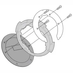 Bride Givi TANKLOCK BF01 sacoche réservoir pour Suzuki 