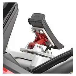 Support en aluminium anodisé et acier inoxydable SGZ39SM pour la fixation des GPS Garmin Zumo