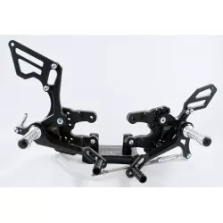 Commandes reculées moto ARP pour Suzuki 1000 GSXR 2007-2008