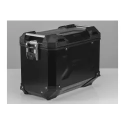 TRAX ADVENTURE L 45 litres. Coté gauche. Noir