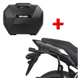 Support 3P + Valises SHAD SH38X pour votre moto