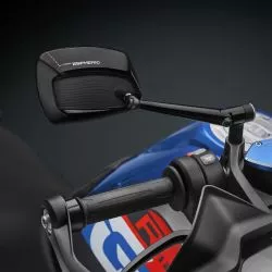 Rétroviseur RIZOMA 4D gauche ou droit, noir ou aluminium, pour moto roadster