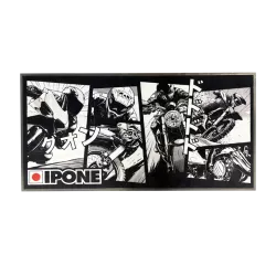 Tapis environnemental Moto IPONE design Manga 100x200cm pour garage, atelier, paddock ou showroom