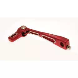 Sélecteur de vitesse V PARTS Lighty aluminium anodisé rouge  Yamaha DT 50 R, TZR 50, Aprilia RS4 50, Beta RR, Cagiva Mito, Fanti