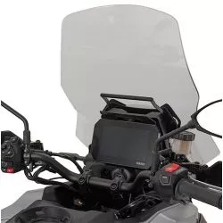 Châssis support GPS FB2171 GIVI à monter derrière la bulle sur Yamaha Tracer 9 / GT / GT+ 2025 et +