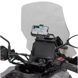 Châssis support GPS FB2171 GIVI à monter derrière la bulle sur Yamaha Tracer 9 / GT / GT+ 2025 et +
