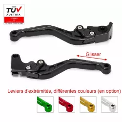 Levier de frein et d'embrayage BARRACUDA pour Yamaha MT07, Tracer 700, Tracer 7 / GT, MT09, Tracer 900, xsr700, xsr900,