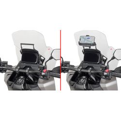 Châssis support GPS FB1197 GIVI pour fixer les S902A, S920M, S920L, S95KIT et support GPS - Smartphone