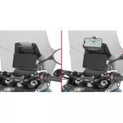 Châssis support GPS FB9701 GIVI pour fixer les S902A, S920M, S920L, S95KIT et support GPS - Smartphone