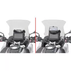 Châssis support GPS FB9257 GIVI pour fixer les S902A, S920M, S920L, S95KIT et support GPS - Smartphone