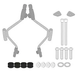 Kit d'attaches spécifiques A5616A pour bulles GIVI 5616A, 5621A, 5621S sur Piaggio Beverly 300 et 400 HPE