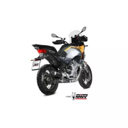 Silencieux MIVV GP Pro inox noir - Moto Guzzi Stelvio 1000 2024-2025