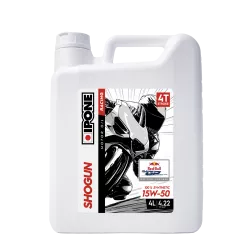 Huile moteur 4T IPONE 15W50 Shogun 4L - 100% Synthèse