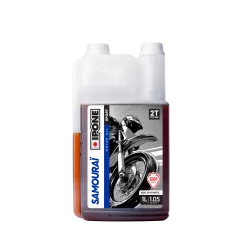 Huile moteur 2T IPONE Samourai Racing Fraise 1L - 100% Synthèse