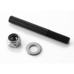 Adaptateur kit de montage Rizoma BS756B pour rétroviseur au guidon (BS010 / BS011)