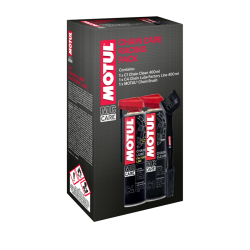 Pack graisse et nettoyant chaîne moto MOTUL Kit Chain Lub Factory Line