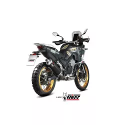 Silencieux MIVV Dakar Inox noir - Kove 800X Pro / Rally 2024-2025