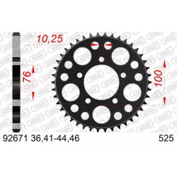 Kit chaîne AFAM 525XMR3 14/43 - Renforcé - couronne standard - Benelli S752 2020 & 2024-2025