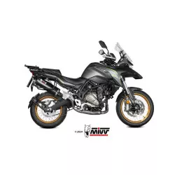 Silencieux MIVV Oval Inox noir - QJ Motor SRT 700 / X 2024