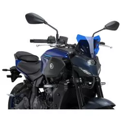 Riloer Déflecteur d'air avant pour pare-brise de sport, écran de pare-brise de moto, compatible avec Ya*maha MT07 MT-07 2021 2022 – Transparent