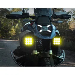 Feu additionnel DENALI DL9 Hybrid Driving - jaune