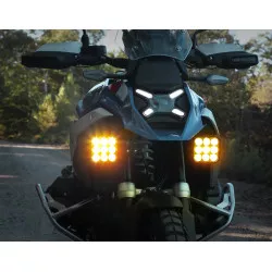 Feu additionnel DENALI DL9 Hybrid Driving - ambré