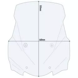 Bulle pare-brise GIVI incolore pour BMW S1000XR 2020 et +
