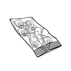 Kit d'attaches spécifiques A6426A pour bulle universelle GIVI 6407A