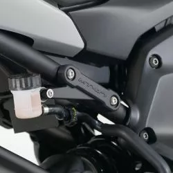 Kit suppression de repose-pieds arrière noir mat Pyramid pour Yamaha MT-07 2025 et +