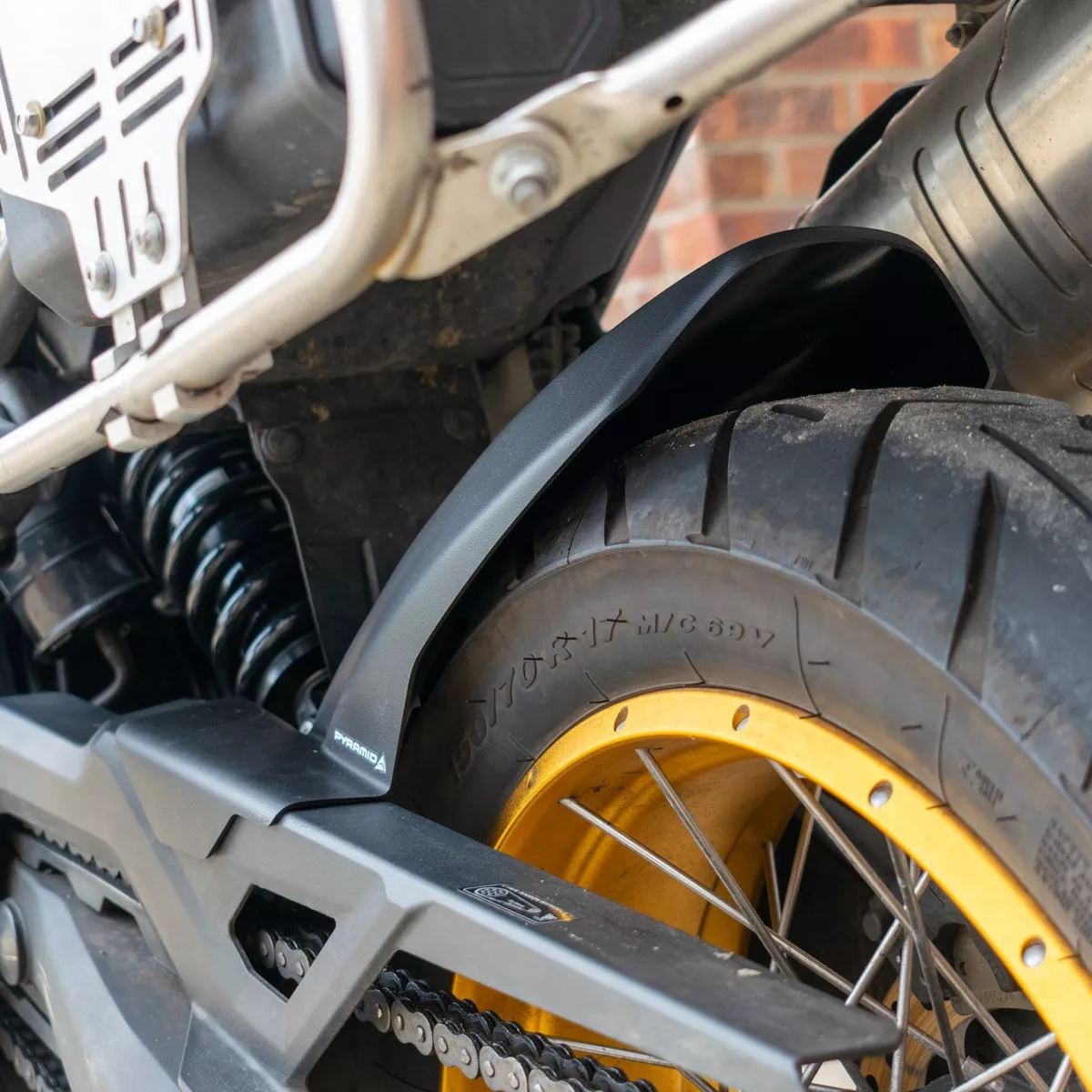 Garde-boue arrière pour motos, Protection contre les éclaboussures