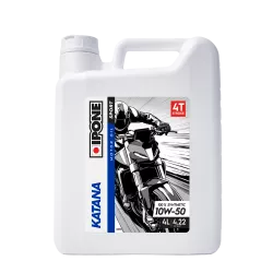 Huile moteur 4T 10W50 IPONE KATANA 4L - 100% Synthèse