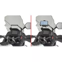 Châssis support GPS FB1201 GIVI à monter derrière la bulle, pour Honda XL750 Transalp 2023-2024
