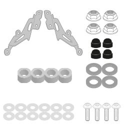 Kit de fixation spécifiques GIVI A2166A pour fixation du pare-brise 2166A sur Yamaha MT 125 2020 et +