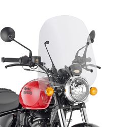 Bulle pare-brise spécifique 9053A GIVI transparent pour Royal Enfield 350 Météor 2021 et +