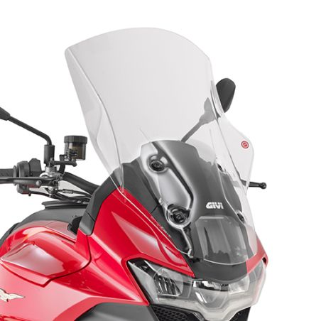 Bulle haute GIVI D8207ST transparent (61,5cm) pour Moto Guzzi V100 Mandello 2022 et +