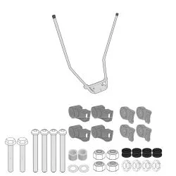 Kit d'attaches spécifiques GIVI A5618A pour fixation du pare-brise D1181ST sur Piaggio Piaggio One (1) 2021 et +