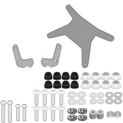 Kit d'attaches spécifiques D7711KIT pour bulles GIVI 7710DT et 7710D sur KTM 390 Adventure, 790 Adventure / R, 890 Adventure