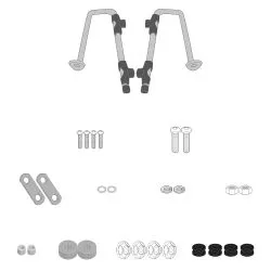 Kit d'attaches spécifiques GIVI A1168A pour fixation du pare-brise 1168A