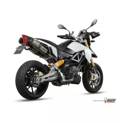 Silencieux double MIVV Suono inox - Aprilia Dorsoduro 1200 2012-2016