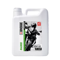 Huile moteur 4T 10W40 IPONE R4000 4L - Semi-synthèse plus