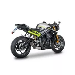 Ligne complète Spark homologuée Black series, silencieux GRID-O, passage bas Triumph Street Triple 765 R / RS / Moto2 2023 et +