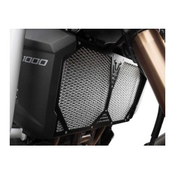 Protection de radiateur en aluminium Noir/Gris. Kawasaki Versys 1000 2012 et +