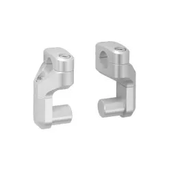 Réhausseur de guidon réglable diamètre 28mm diamètre 28 mm Pontet de guidon variable Gris