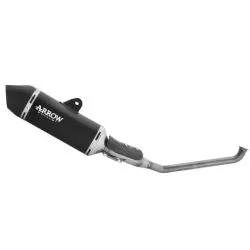 Silencieux ICON ARROW 77505AKN Aluminium "Dark" Zontes ZT125-U 2025 et +