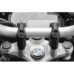 Rehausseur de guidon hauteur 40mm SW-MOTECH Noir pour BMW R1200GS 2013 et +