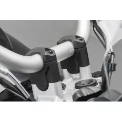 Rehausseur de guidon hauteur 40mm SW-MOTECH Noir pour BMW R1200GS 2013 et +
