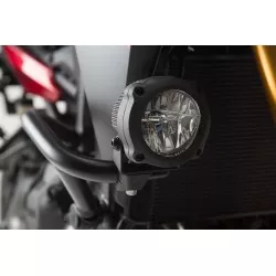 Fixations pour feux additionnels HAWK Noir pour Crashbars diamètre 22, 26, 27, 28 mm
