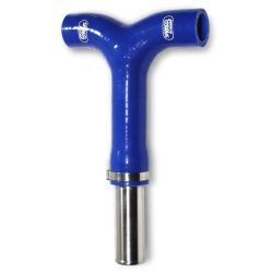 Durites de radiateur SAMCO Bleu type T - 1 pièce - KTM EXC/SX-F 150-500 2018-2023, Husqvarna FE/TE 150-501, GasGas MC/EC/EX