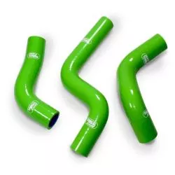 Durites de radiateur SAMCO Vert - 3 pièces - Kawasaki KX85 2001-2013 