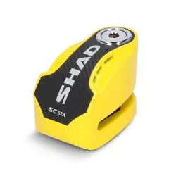 Bloque disque alarme Shad SC62A Jaune 10mm - Antivol moto et scooter